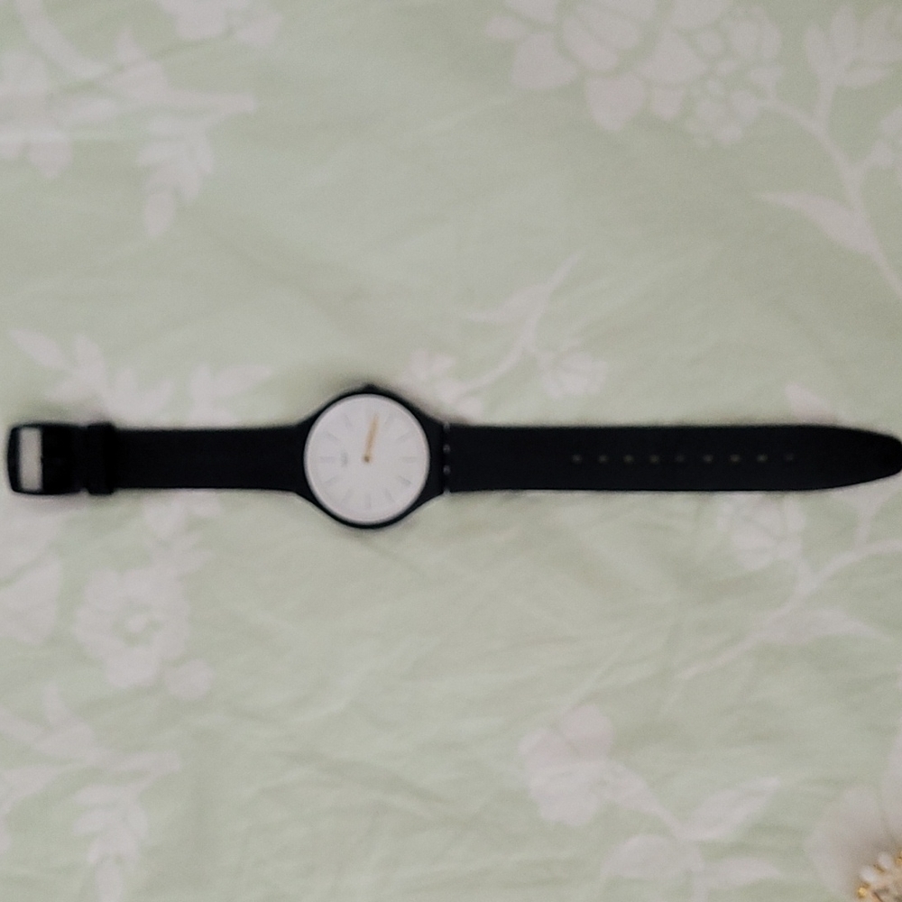 Swatch watchblue flat basic navy fashion sale